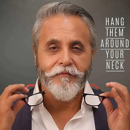 Hang In Neck Reading Glasses With Flexible Head Band