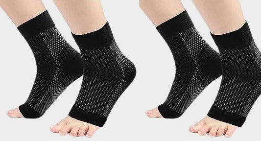 Swelling Arch Heel Socks yoga sport protect socks Pack of 2 Pair